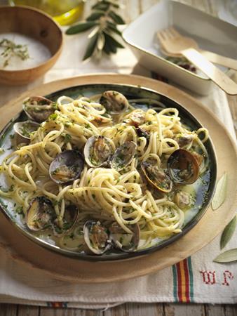Espaguetis con almejas | 