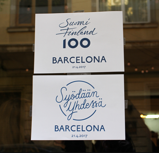Suomi Finland 100 Barcelona 